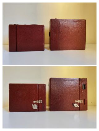2 box cámeras Kodak Rainbow Hawk-Eye No. 2 (1930)