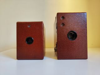 2 box cámeras Kodak Rainbow Hawk-Eye No. 2 (1930)