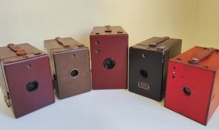 2 box cámeras Kodak Rainbow Hawk-Eye No. 2 (1930)