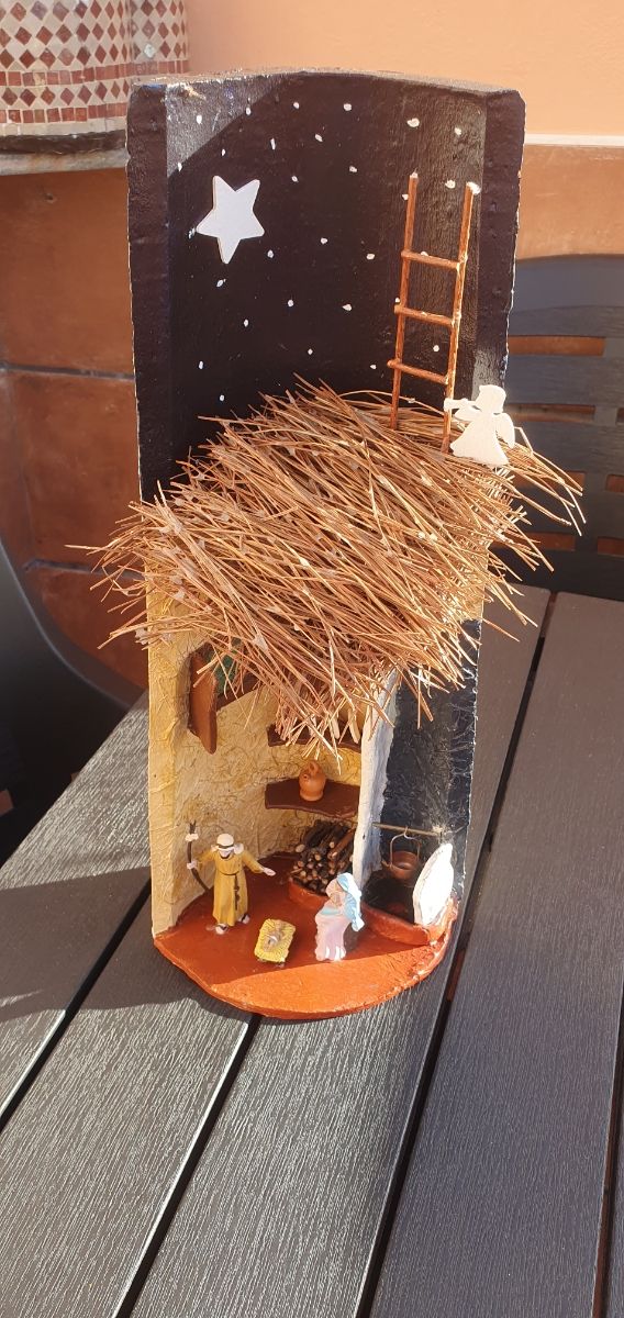 Teja decoración ,belen navidad