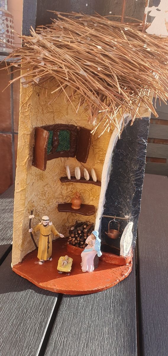 Teja decoración ,belen navidad