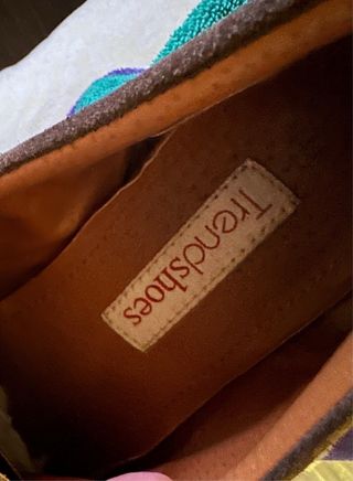 Mocasines ante marrón piel chico talla 43