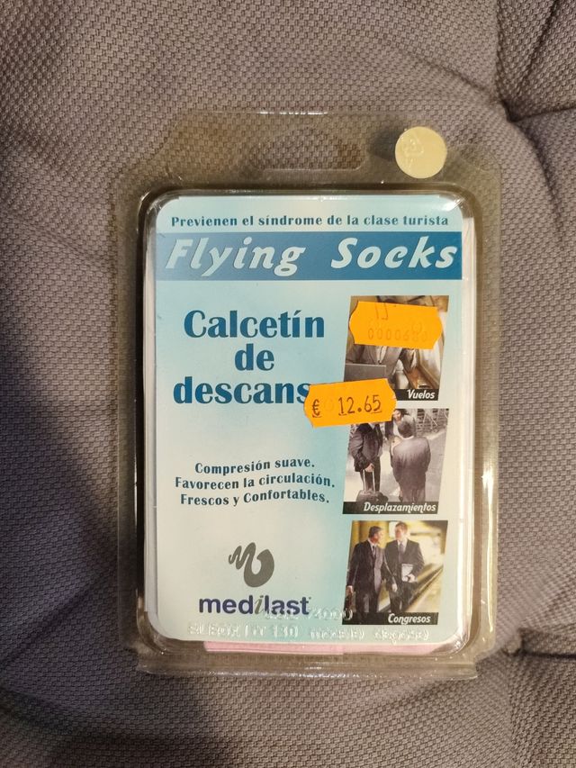 Calcetines compresión talla M color rosa