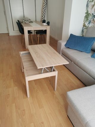 Mesa auxiliar elevable