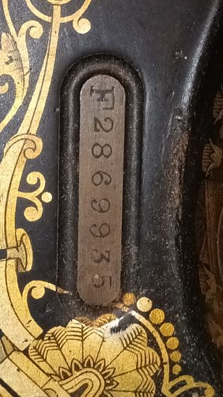 Máquina de coser Singer 1878