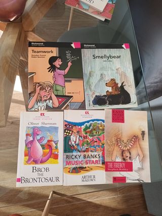 Lote libros en inglés para Primaria