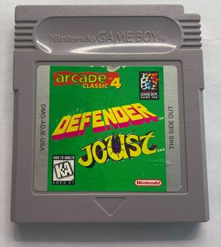 Arcade 4 Classic Defender Joust - Nintendo Gameboy