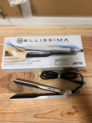 plancha de pelo con vapor