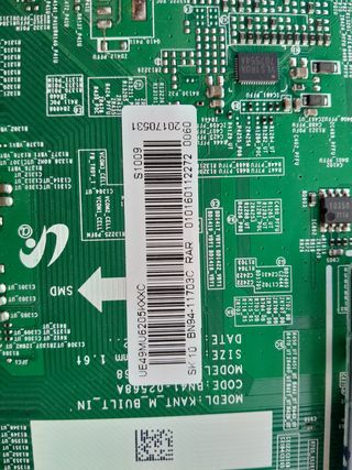 TARJETA MAIN TV SAMSUNG EU49MU6205KXXC