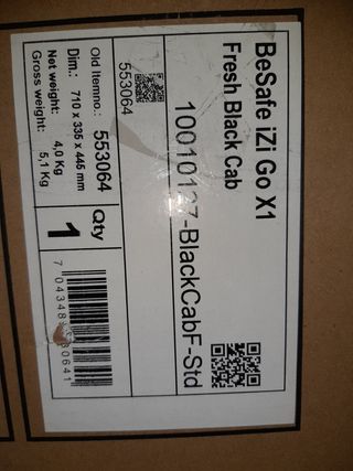 Silla de coche iZi Go X1 de Besafe Grupo 0+