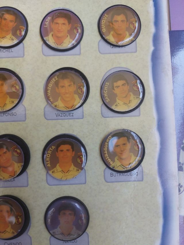 CHAPAS PINS REAL MADRID 94-95