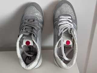 Bamba plataforma plateada