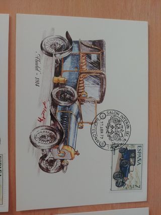Postales Salón Intern Automovil 1977