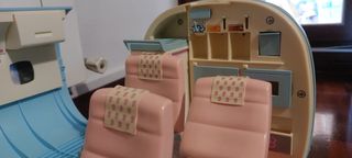 BARBIE pack avión y tren