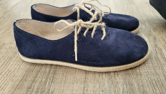 Traje de comunión marinero en lino + zapatos ante