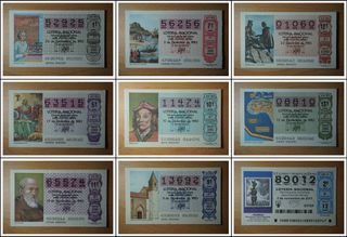 CRISTÓBAL COLÓN (108) décimos lotería nacional