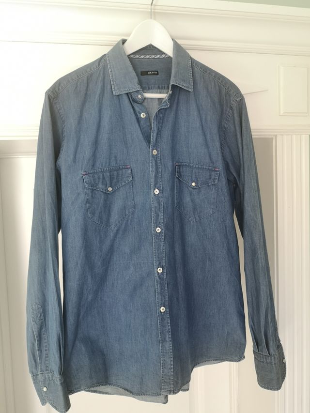 Camisa vaquera. Talla L