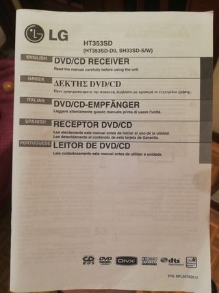 Home Cinema completo y nuevo