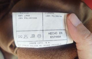 Abrigo vintage hecho en España