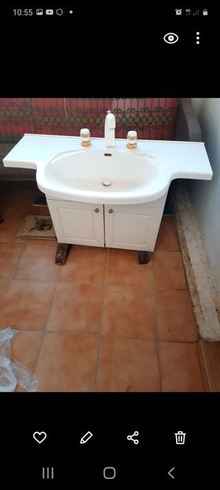 Lavabo suspendido encimera nuevo