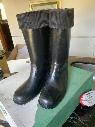 botas de agua Aigle color negro