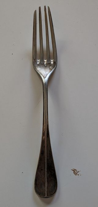 Tenedor plata 74'30 gr gombault macizo