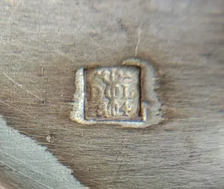 Tenedor plata 74'30 gr gombault macizo