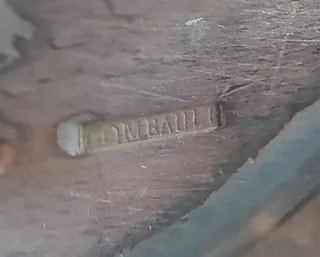 Tenedor plata 74'30 gr gombault macizo