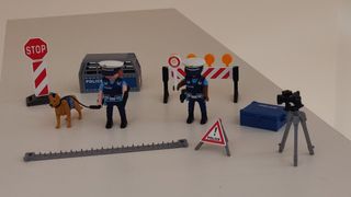 Control policial perro Playmobil