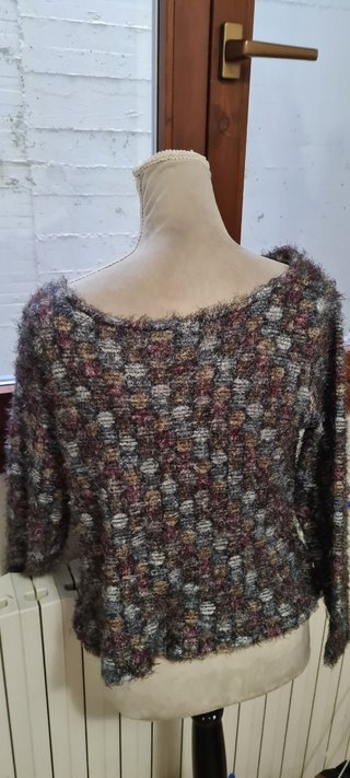 dolcevita di lana invernale spalle cadenti