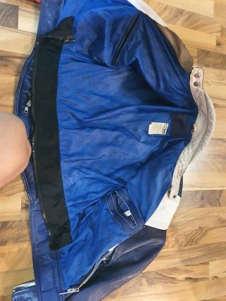 Mono de moto cuero más pantalon