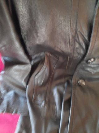 Trench in pelle vintage