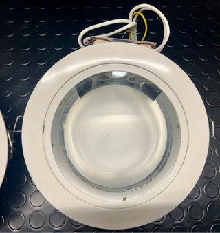 2 plafoniere faro da incasso 