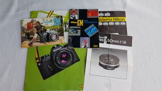 Cámara Nikon analógica