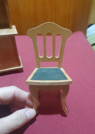 Muebles de casita de muñecas, antiguos