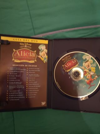 Dvd Alícia en el país de las maravillas.