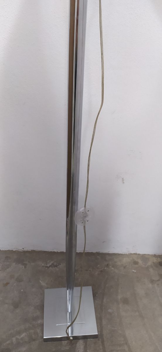 Lámpara de pie, acero y metacrilato NUEV