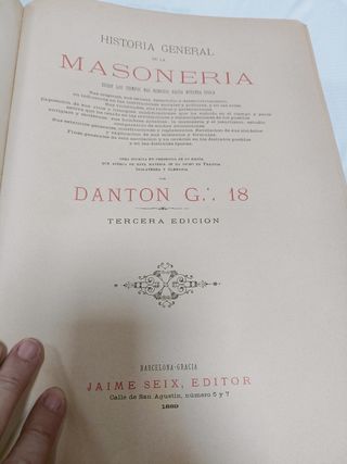 Historia de la Masonería