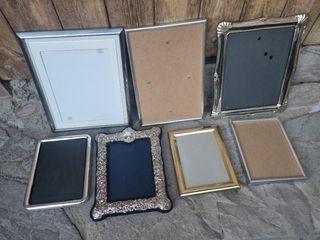 Lote de marcos de metal sin cristal
