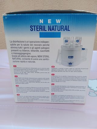 Esterilizador biberón vapor chicco