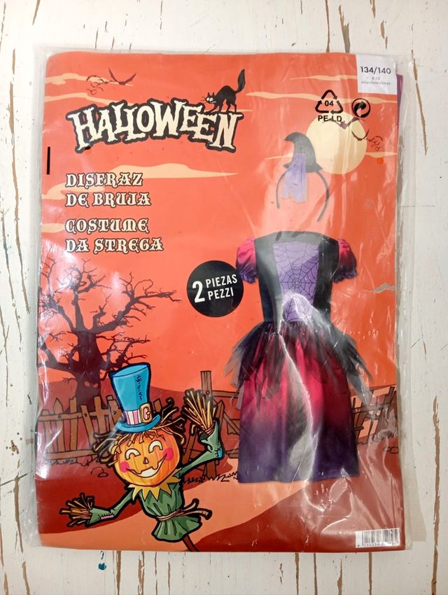 Disfraz de bruja niña