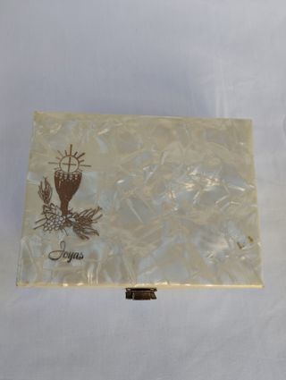 Joyero nacar comunión vintage