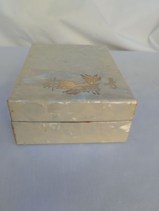 Joyero nacar comunión vintage