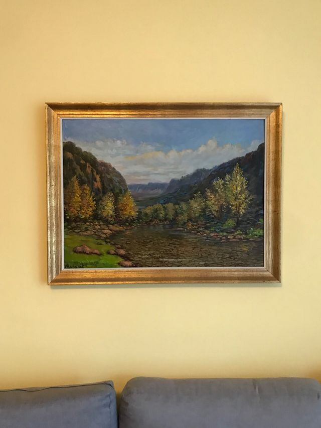 Pintura al óleo sobre lienzo