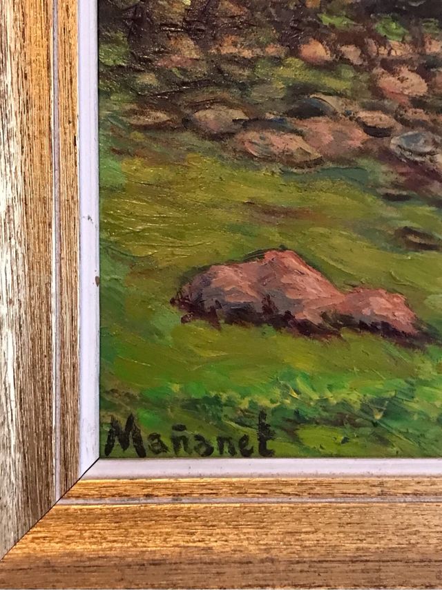 Pintura al óleo sobre lienzo