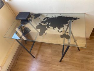 Mesa escritorio ikea mapa mundi URGE !!!! Rebajado