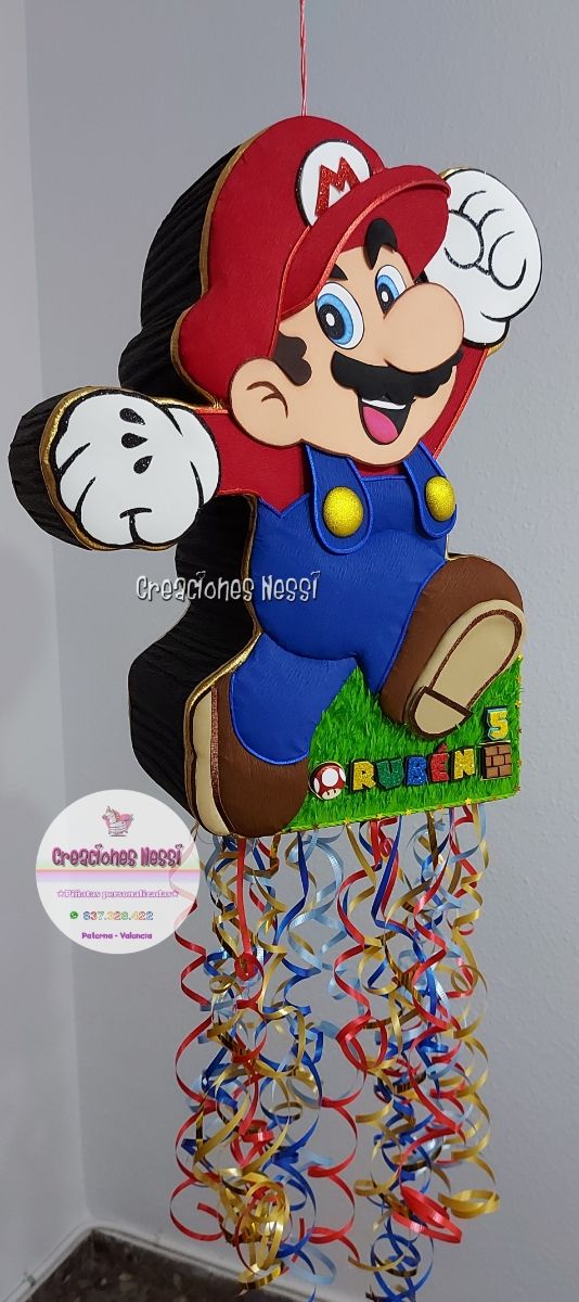 Piñata MARIO BROS (con relieves)