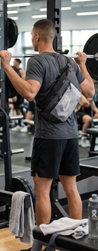 Bolso Deportivo Canguera/Riñonera Nike Tech Pack.