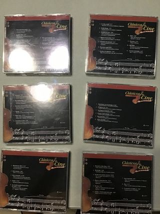 6 Cds clásicos de cine.