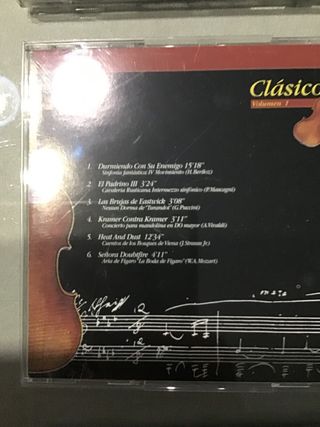 6 Cds clásicos de cine.